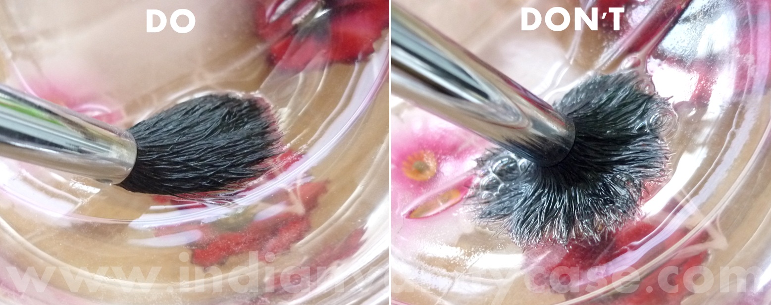 Image result for makeup brush clean